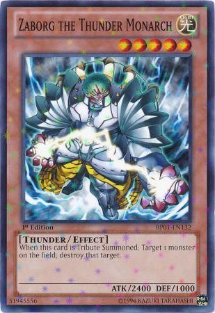 Zaborg the Thunder Monarch [BP01-EN132] Starfoil Rare | Cracking-Singles