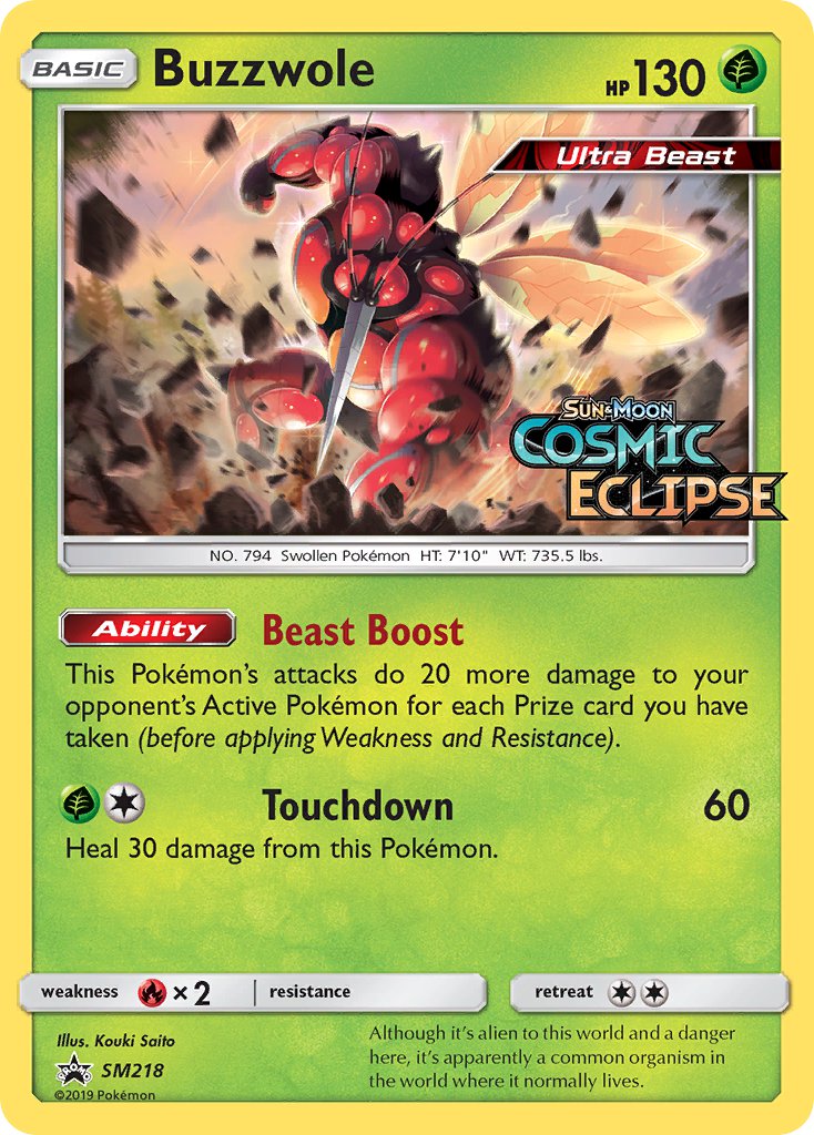 Buzzwole (SM218) [Sun & Moon: Black Star Promos] | Cracking-Singles