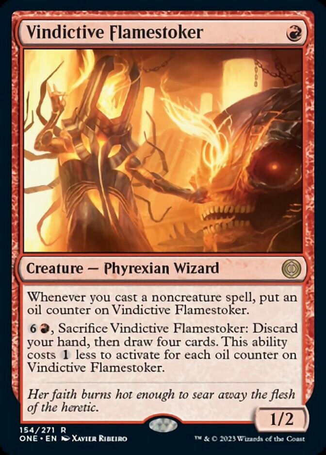 Vindictive Flamestoker [Phyrexia: All Will Be One] | Cracking-Singles