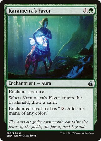 Karametra's Favor [Battlebond] | Cracking-Singles