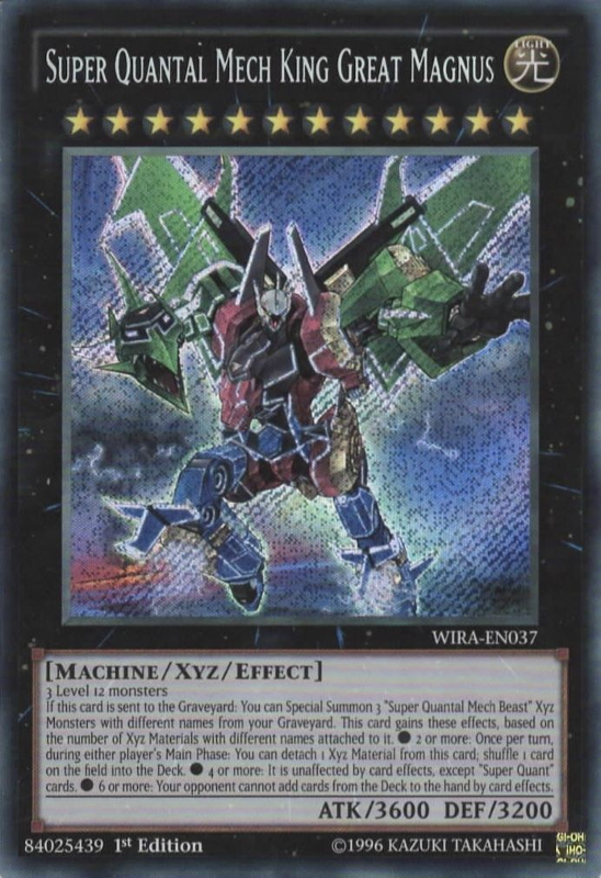 Super Quantal Mech King Great Magnus [WIRA-EN037] Secret Rare | Cracking-Singles