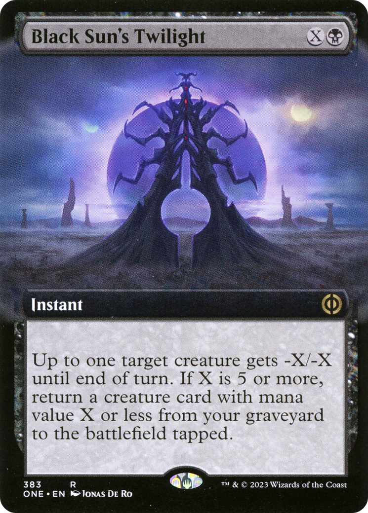 Black Sun's Twilight (Extended Art) [Phyrexia: All Will Be One] | Cracking-Singles