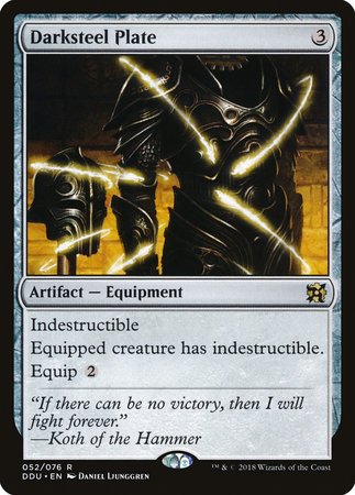 Darksteel Plate [Duel Decks: Elves vs. Inventors] | Cracking-Singles