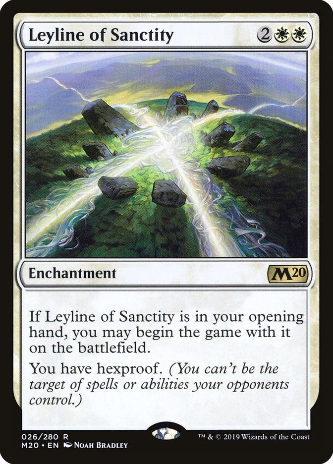 Leyline of Sanctity [Core Set 2020] | Cracking-Singles