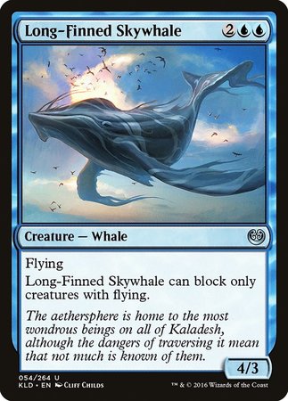 Long-Finned Skywhale [Kaladesh] | Cracking-Singles