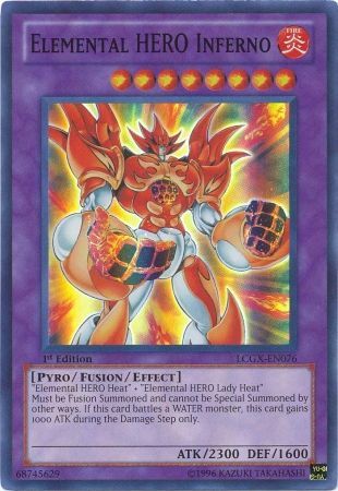 Elemental HERO Inferno [LCGX-EN076] Super Rare | Cracking-Singles