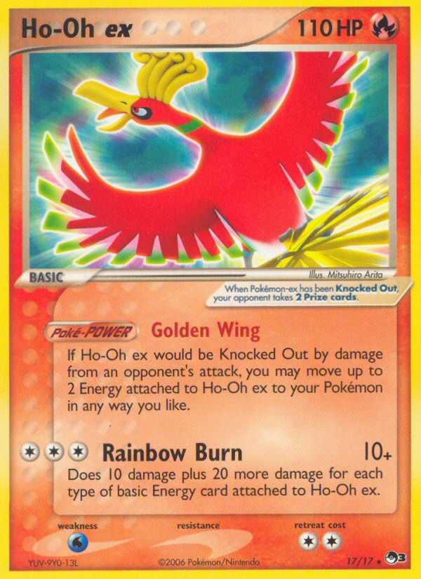 Ho-Oh ex (17/17) (Holo) [POP Series 3] | Cracking-Singles