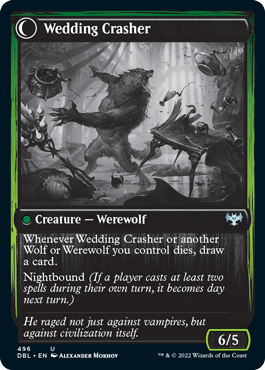 Wolfkin Outcast // Wedding Crasher [Innistrad: Double Feature] | Cracking-Singles