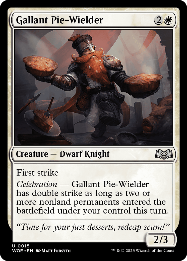 Gallant Pie-Wielder [Wilds of Eldraine] | Cracking-Singles