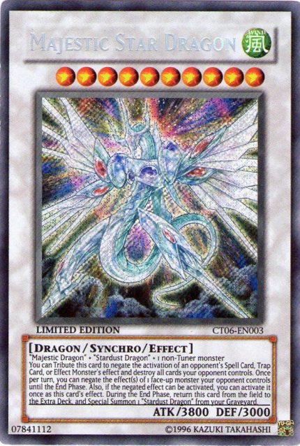 Majestic Star Dragon [CT06-EN003] Secret Rare | Cracking-Singles