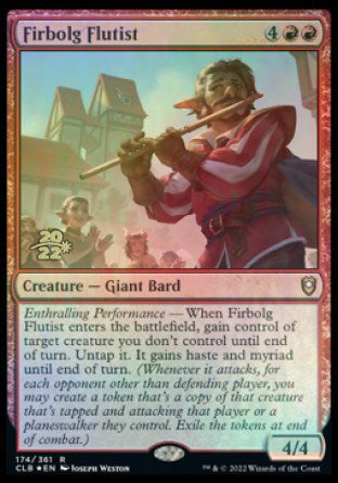 Firbolg Flutist [Commander Legends: Battle for Baldur's Gate Prerelease Promos] | Cracking-Singles