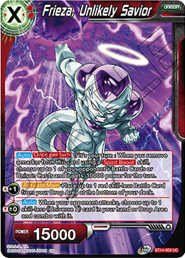 Frieza, Unlikely Savior (BT14-003) [Cross Spirits] | Cracking-Singles