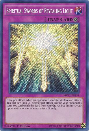 Spiritual Swords of Revealing Light [MVP1-ENS31] Secret Rare | Cracking-Singles