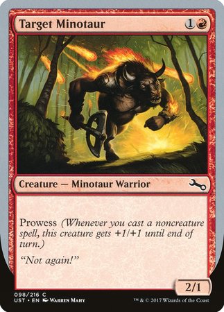 Target Minotaur (C) [Unstable] | Cracking-Singles