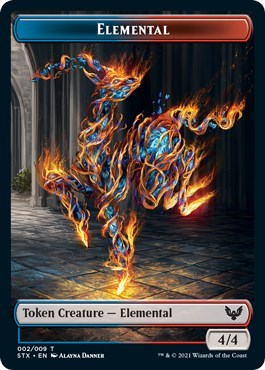 Elemental // Pest Token [Strixhaven: School of Mages Tokens] | Cracking-Singles