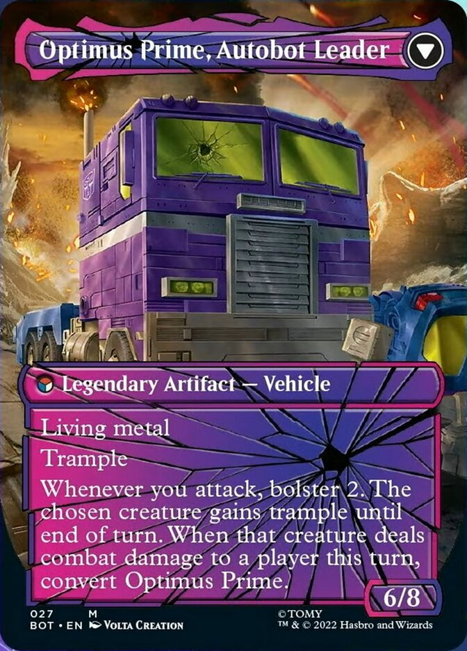 Optimus Prime, Hero // Optimus Prime, Autobot Leader (Shattered Glass) [Universes Beyond: Transformers] | Cracking-Singles