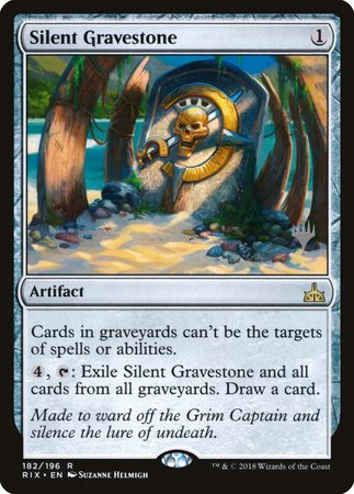 Silent Gravestone [Rivals of Ixalan Promos] | Cracking-Singles