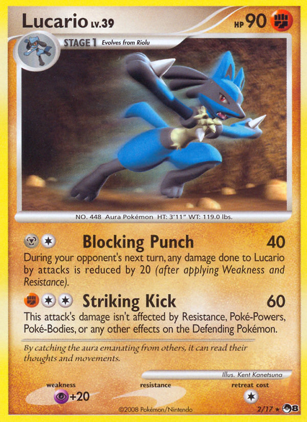 Lucario (2/17) [POP Series 8] | Cracking-Singles