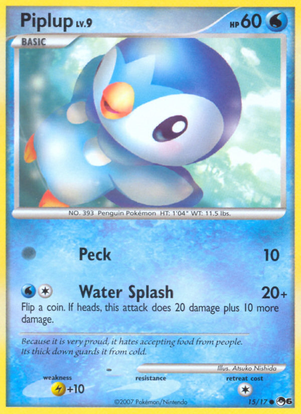 Piplup (15/17) [POP Series 6] | Cracking-Singles