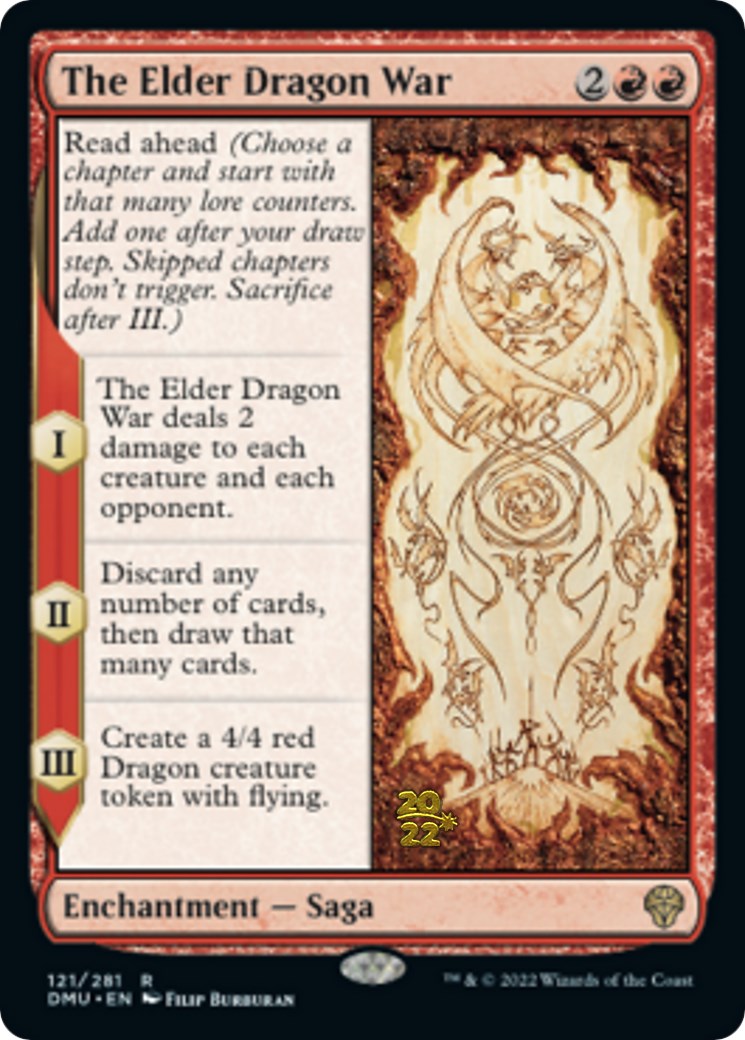 The Elder Dragon War [Dominaria United Prerelease Promos] | Cracking-Singles