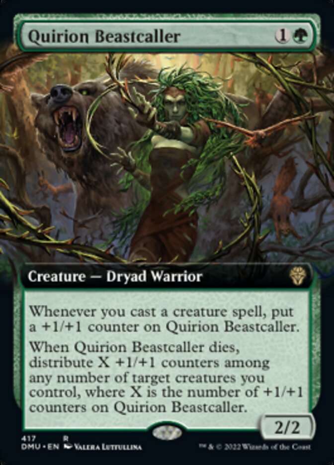 Quirion Beastcaller (Extended Art) [Dominaria United] | Cracking-Singles