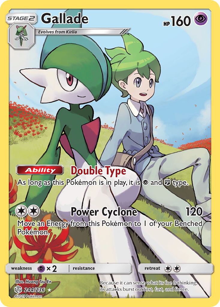 Gallade (244/236) [Sun & Moon: Cosmic Eclipse] | Cracking-Singles