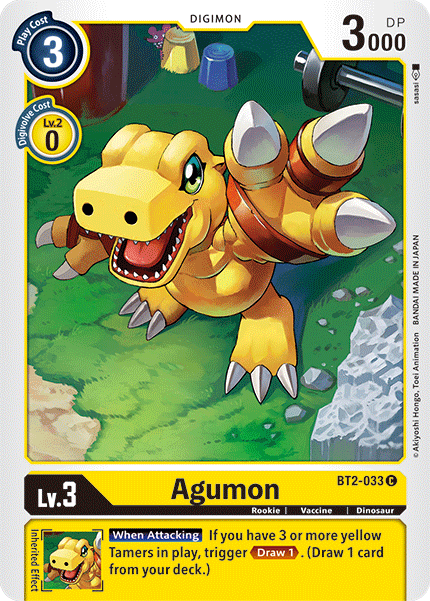 Agumon [BT2-033] [Release Special Booster Ver.1.5] | Cracking-Singles