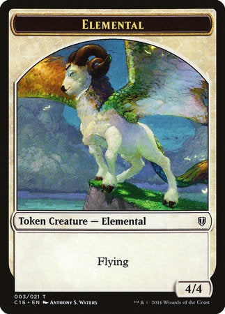 Elemental // Soldier Double-sided Token [Commander 2016 Tokens] | Cracking-Singles