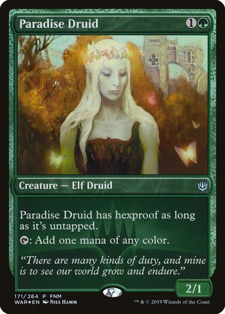 Paradise Druid [War of the Spark Promos] | Cracking-Singles