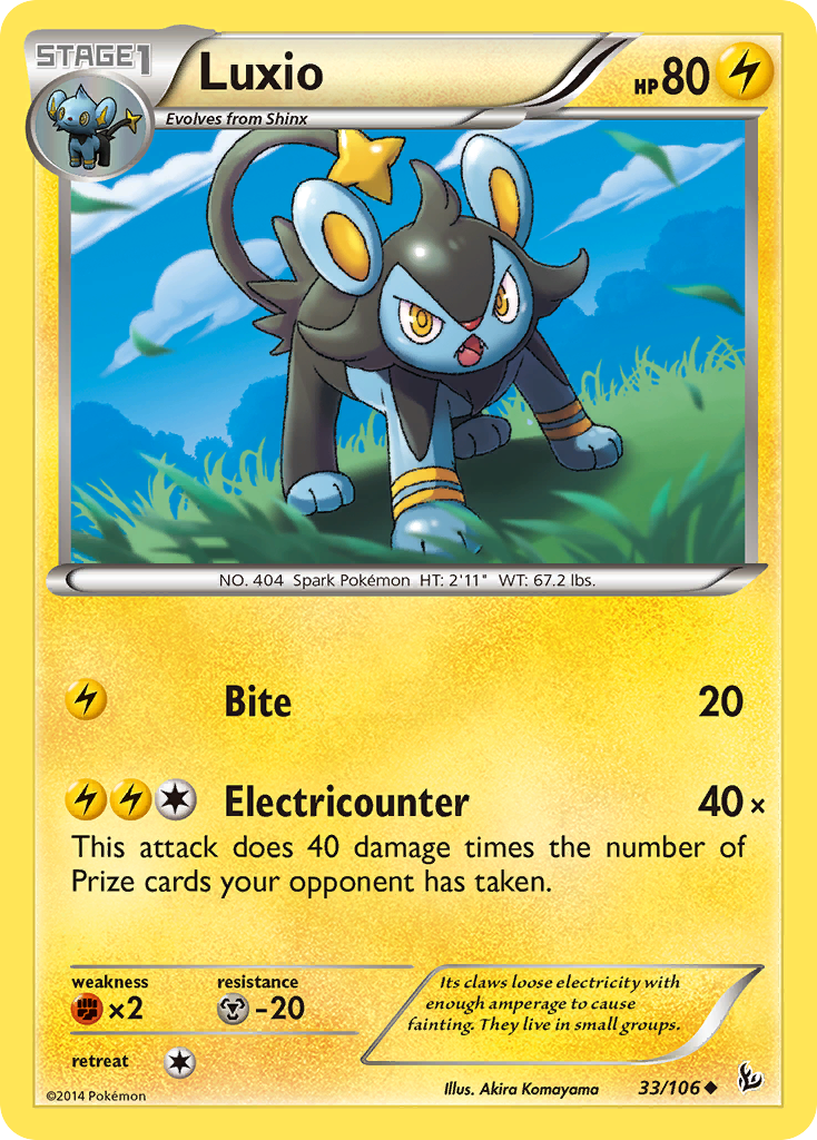 Luxio (33/106) [XY: Flashfire] | Cracking-Singles