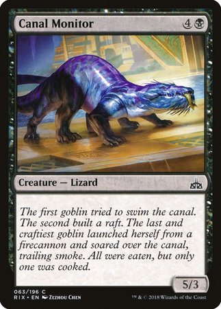 Canal Monitor [Rivals of Ixalan] | Cracking-Singles