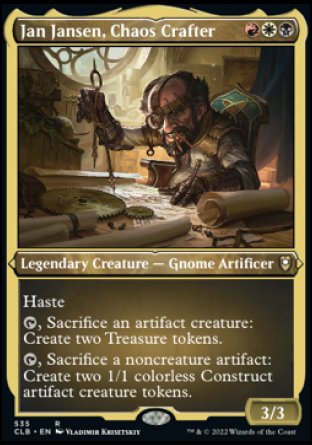 Jan Jansen, Chaos Crafter (Foil Etched) [Commander Legends: Battle for Baldur's Gate] | Cracking-Singles