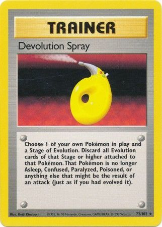 Devolution Spray (72/102) [Base Set Unlimited] | Cracking-Singles