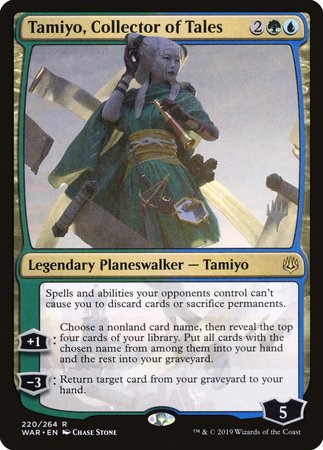 Tamiyo, Collector of Tales [War of the Spark Promos] | Cracking-Singles