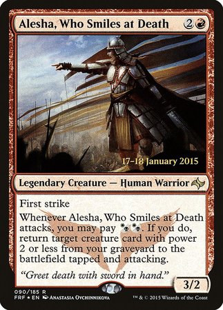 Alesha, Who Smiles at Death [Fate Reforged Promos] | Cracking-Singles