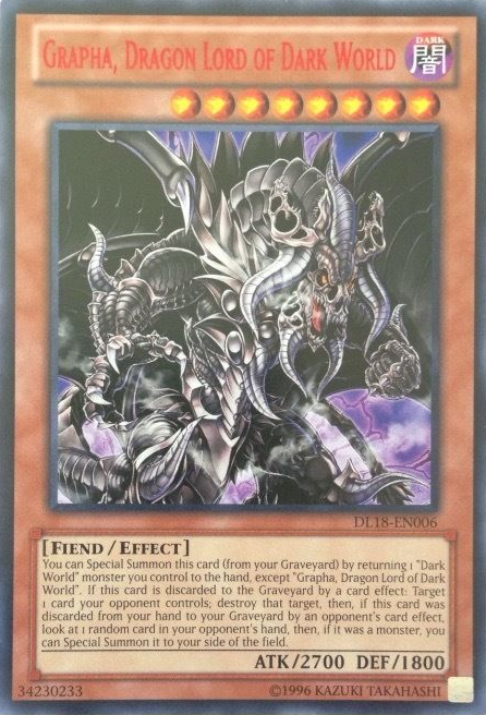 Grapha, Dragon Lord of Dark World (Red) [DL18-EN006] Rare | Cracking-Singles