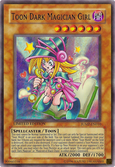 Toon Dark Magician Girl [JUMP-EN010] Ultra Rare | Cracking-Singles