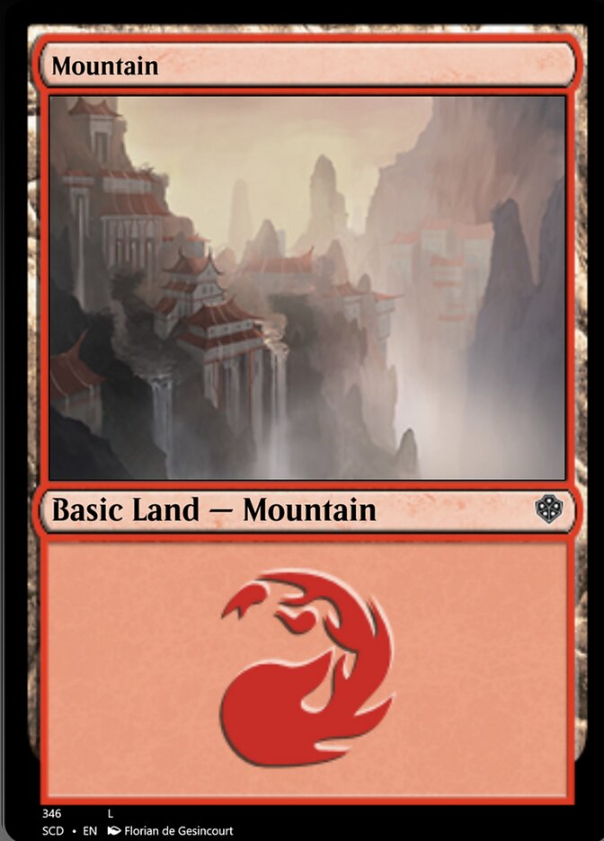 Mountain (346) [Starter Commander Decks] | Cracking-Singles