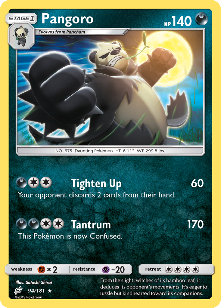 Pangoro (94/181) [Sun & Moon: Team Up] | Cracking-Singles