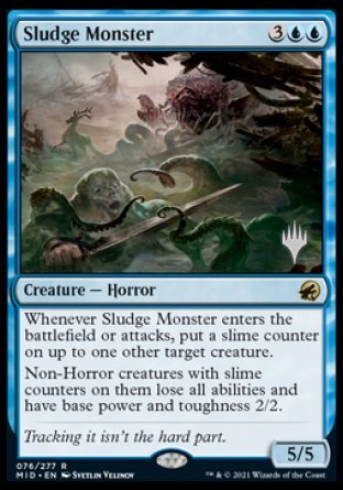 Sludge Monster (Promo Pack) [Innistrad: Midnight Hunt Promos] | Cracking-Singles