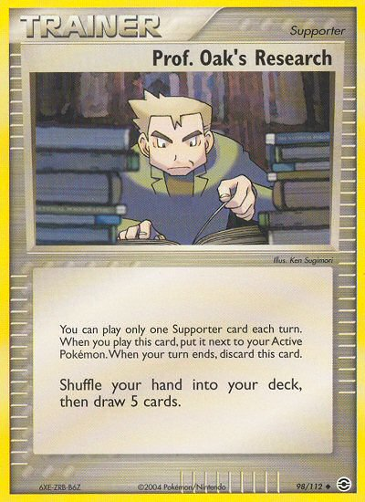 Prof. Oak's Research (98/112) [EX: FireRed & LeafGreen] | Cracking-Singles