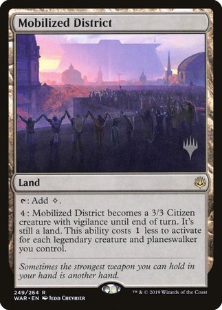 Mobilized District [War of the Spark Promos] | Cracking-Singles