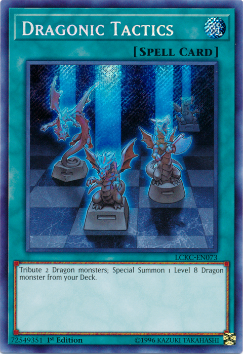 Dragonic Tactics [LCKC-EN073] Secret Rare | Cracking-Singles