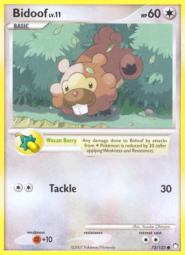 Bidoof (73/123) [Diamond & Pearl: Mysterious Treasures] | Cracking-Singles