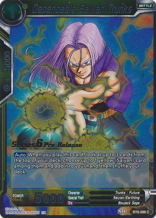 Dependable Saiyan Trunks [BT6-086_PR] | Cracking-Singles