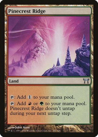 Pinecrest Ridge [Champions of Kamigawa] | Cracking-Singles