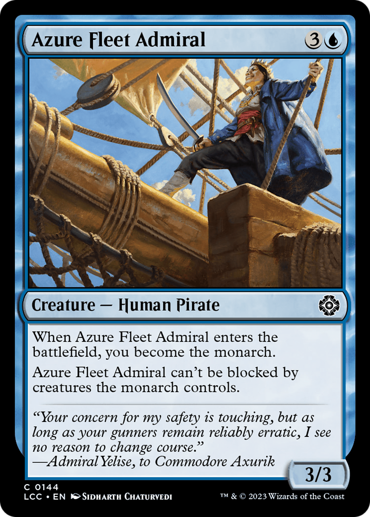 Azure Fleet Admiral [The Lost Caverns of Ixalan Commander] | Cracking-Singles