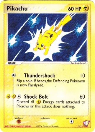 Pikachu (5/5) [Kids WB Promos] | Cracking-Singles