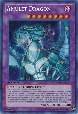 Amulet Dragon [DRLG-EN003] Secret Rare | Cracking-Singles