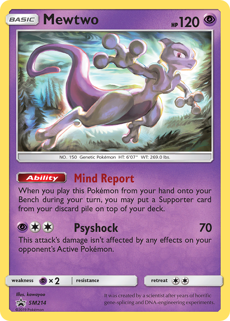 Mewtwo (SM214) [Sun & Moon: Black Star Promos] | Cracking-Singles